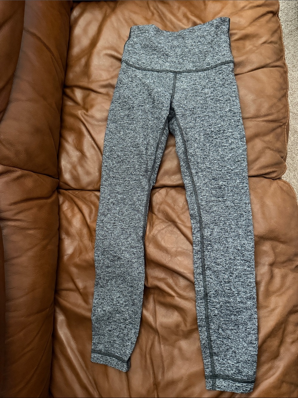 lululemon athletica Heather Gray High-Rise Leggings